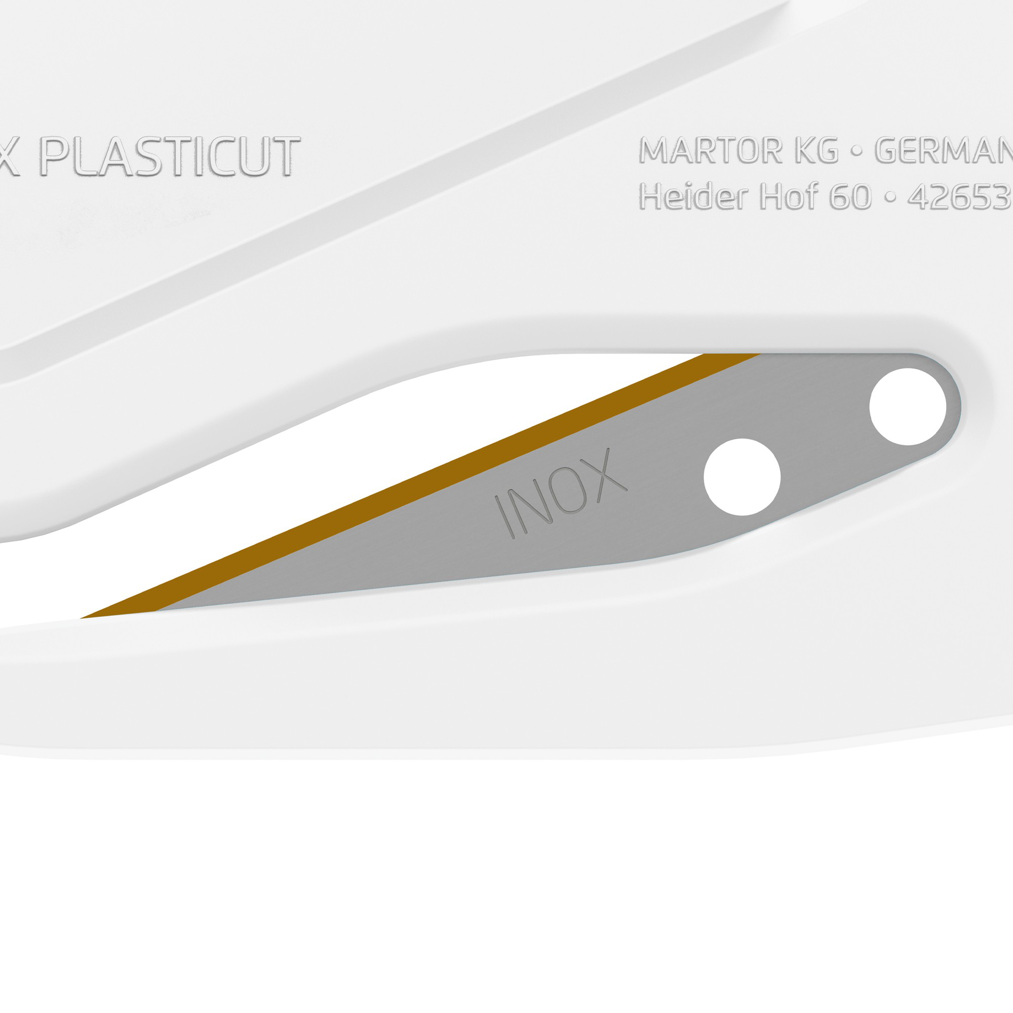 Disposable knife, non-corrosive, 4 mm cutting depth