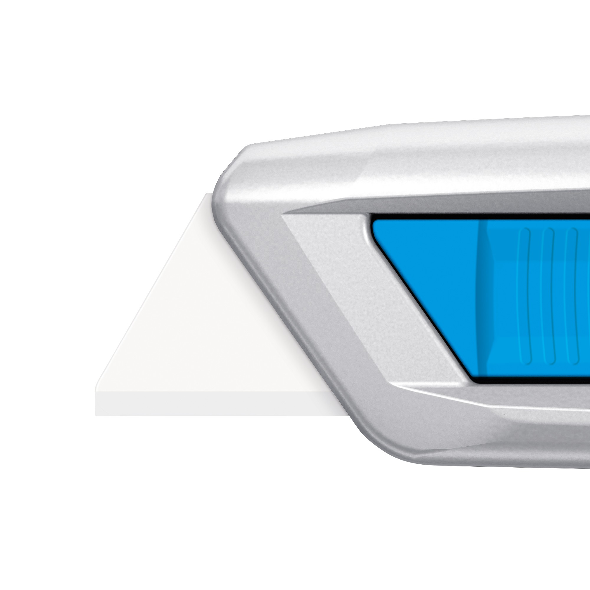 Hoja de cerámica redondeada, a prueba de herrumbre y de ácido, 17 mm profundidad de corte