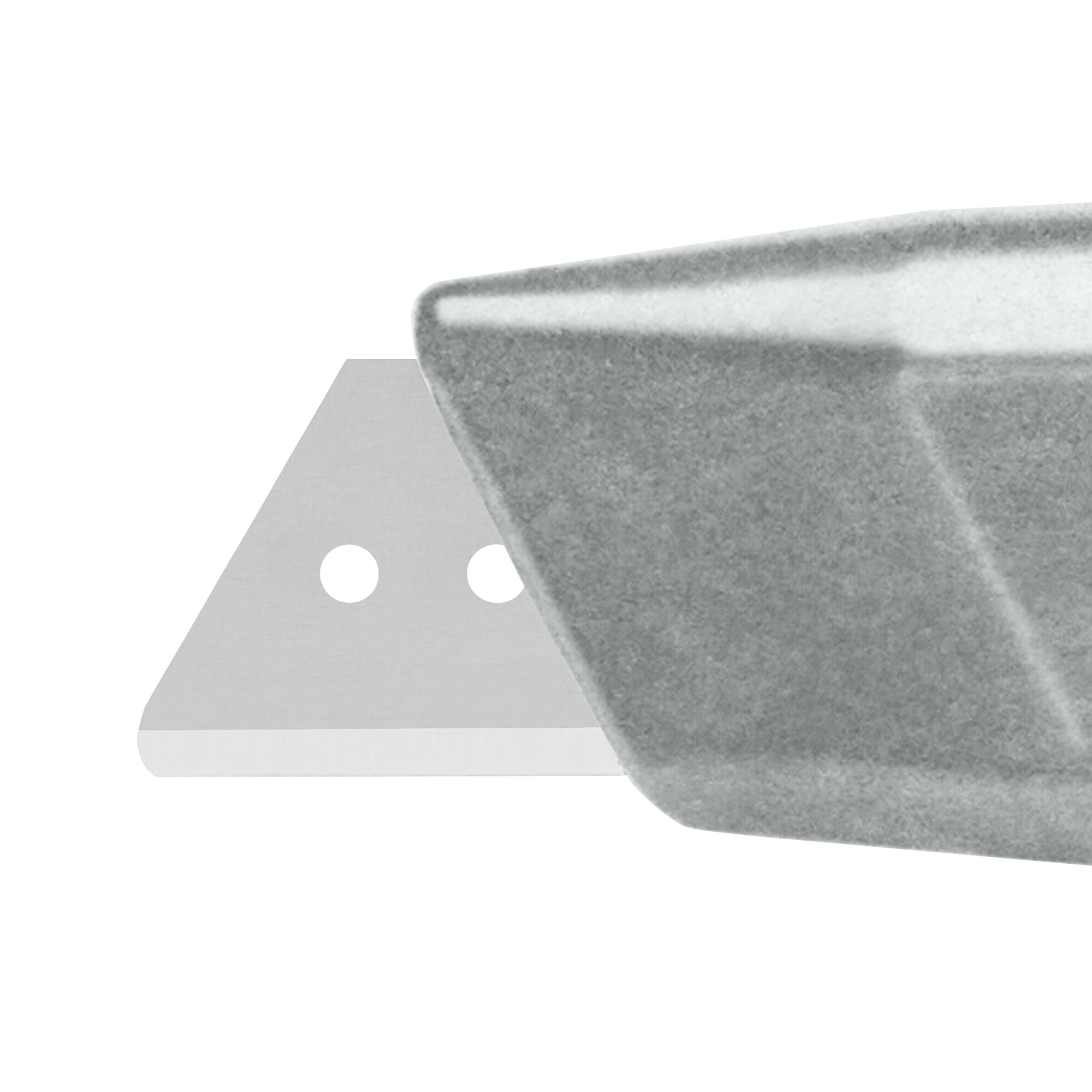 Rounded-tip trapezoid blade, non-corrosive, 20 mm cutting depth